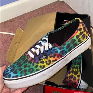 Rainbow Leopard vans